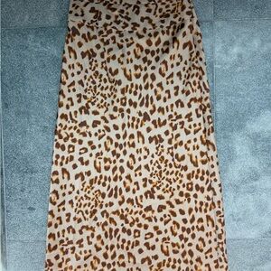 Free the People Leopard Print Women's Skirt size 0